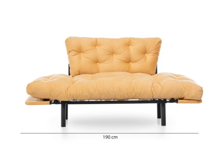 Canapea extensibila NITTA, 2 locuri, 155x70x85 cm [12]