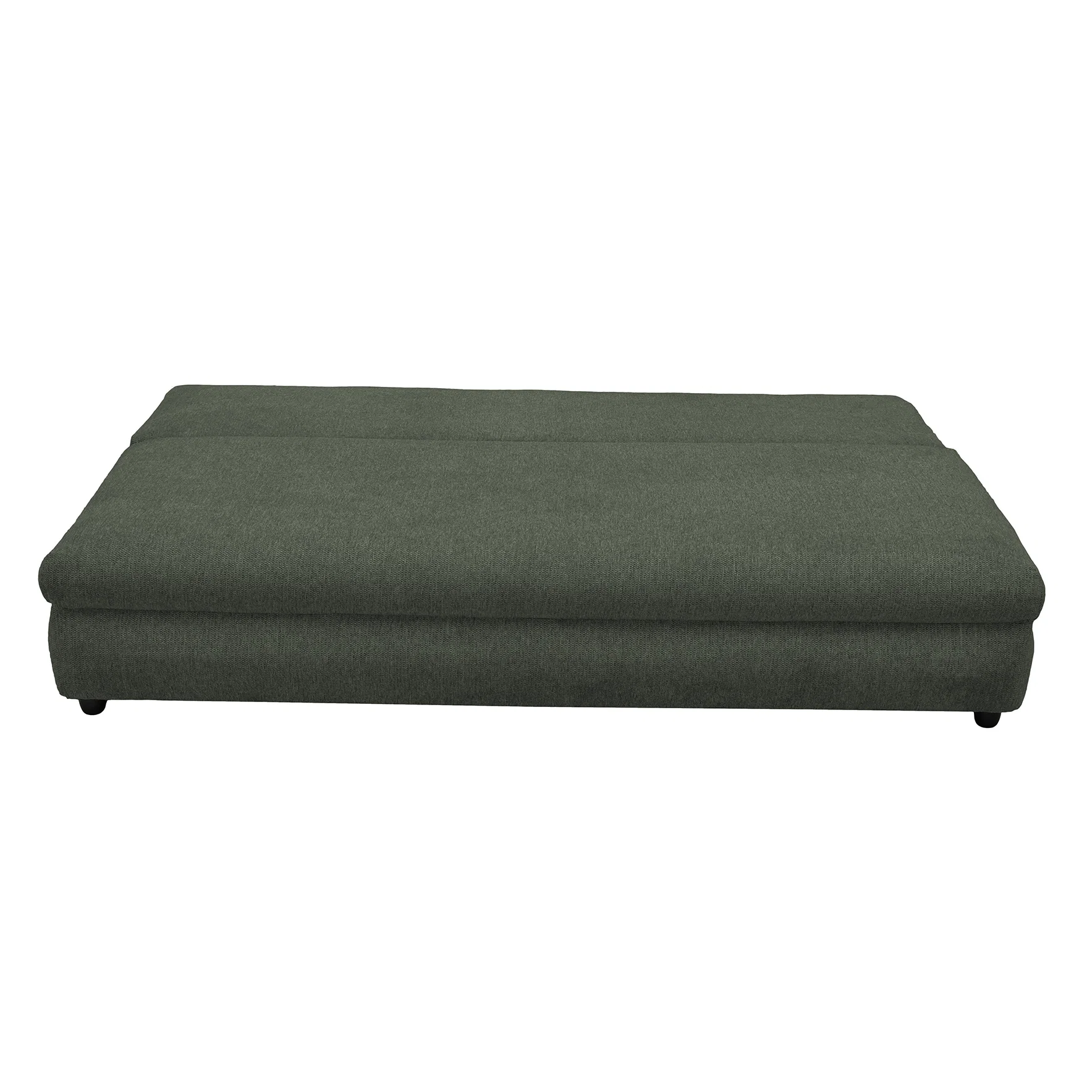 Canapea extensibila OLIMP, 3 locuri, cu arcuri si lada depozitare, bej inchis, 203x100x85 cm [2]