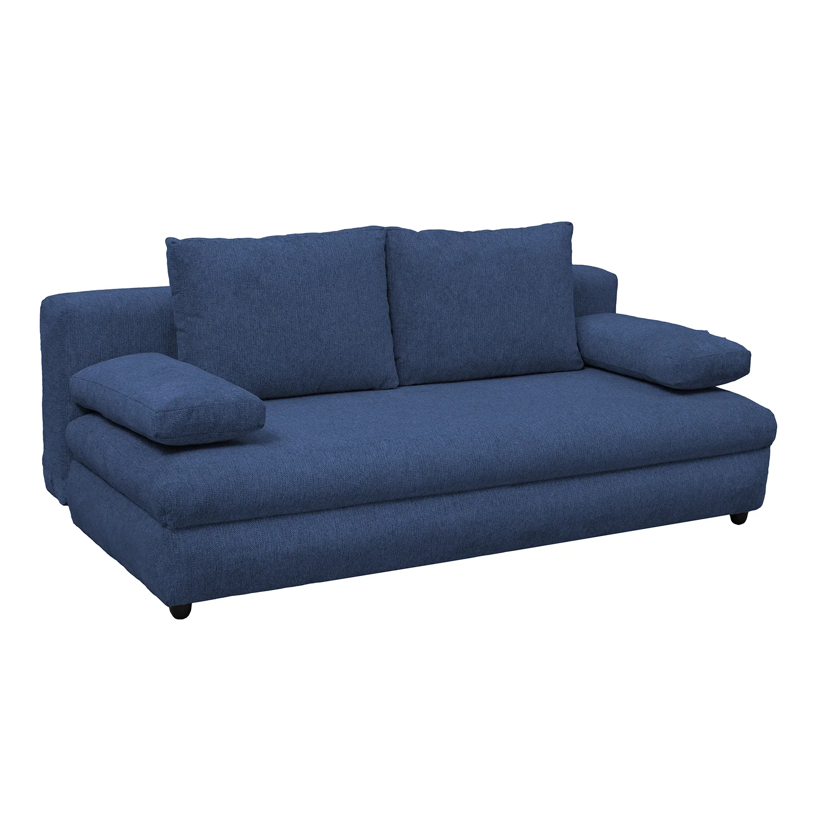 Canapea extensibila OLIMP, 3 locuri, cu arcuri si lada depozitare, bej inchis, 203x100x85 cm [1]