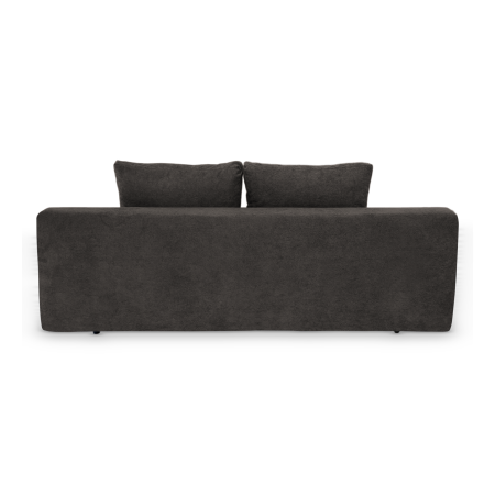 Canapea extensibila OLIMP, 3 locuri, cu arcuri si lada depozitare, maro, 203x100x85 cm [6]