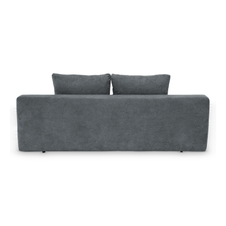 Canapea extensibila OLIMP, 3 locuri, cu arcuri si lada depozitare, maro, 203x100x85 cm [6]