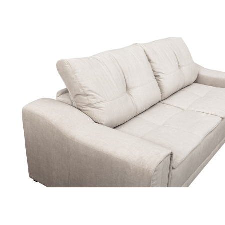 Canapea extensibila OSLO, 3 locuri, cu arcuri si lada depozitare, bej, 265x115x100 cm [4]