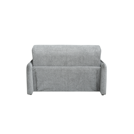 Canapea extensibila PARMA, 2 locuri, cu arcuri si lada depozitare, gri, 145x110x90 cm [5]