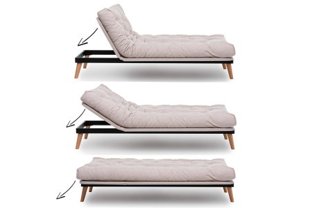 Canapea extensibilă SAKI, 3 locuri, 185x82x92 cm [13]