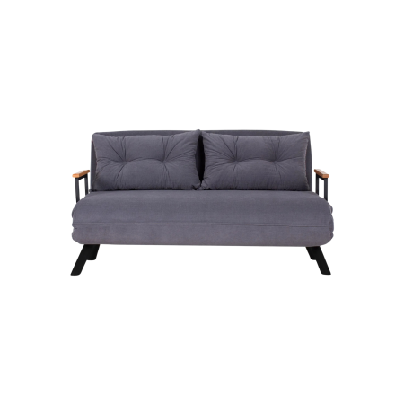 Canapea extensibila SANDO, 2 locuri, gri si verde petrol, 133x78x78 cm [4]