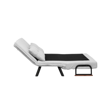 Canapea extensibila SANDO, 2 locuri, gri si alb 133x78x78 cm [12]