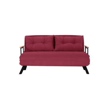 Canapea extensibila SANDO, 2 locuri, bordo, 133x78x78 cm