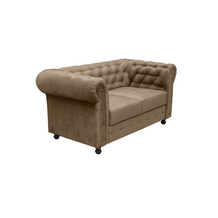 Canapea CHESTERFIELD fixa, 2 locuri, cu arcuri, 168x90x80 cm - ExpoMob [2]