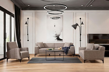 Canapea fixa PETRA, 3 locuri, 215x86x87 cm [6]