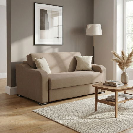 Canapea FRUNZA extensibila, 2 locuri, cu arcuri, lada depozitare, 165x110x90 cm - ExpoMob [6]