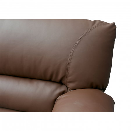 Canapea extensibila LUXOR 2L, 2 locuri, maro inchis, 171x95x95 cm - ExpoMob [5]
