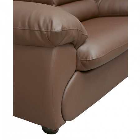 Canapea extensibila LUXOR 2L, 2 locuri, maro inchis, 171x95x95 cm - ExpoMob [4]