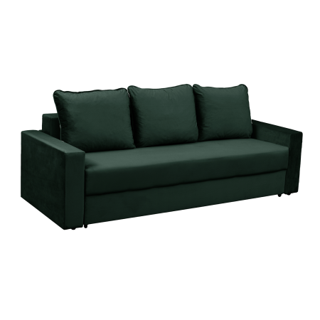 Canapea NICO II extensibila, 3 locuri, cu arcuri si lada depozitare, 220x85x75 cm [1]