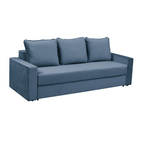 Canapea NICO II extensibila, 3 locuri, cu arcuri si lada depozitare, 220x85x75 cm [1]