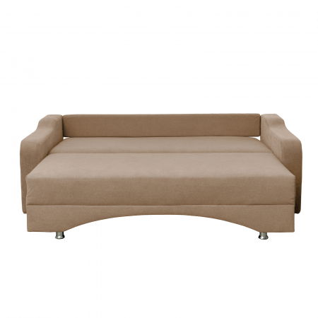 Canapele Clasice - Canapea SUSIE extensibila, 3 locuri, cu arcuri si lada depozitare, 222x105x80 cm - ExpoMob