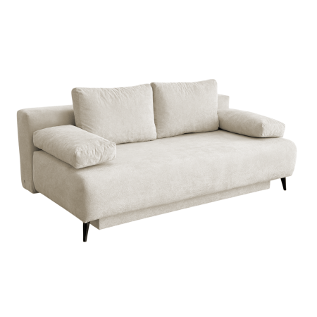 Canapea TIME NEW extensibila, 3 locuri, cu arcuri si lada depozitare, maro, 200x100x90 cm [3]