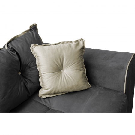 Canapea VERA extensibila, 3 locuri, cu arcuri si lada depozitare, 245x110x80 cm - ExpoMob [5]