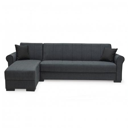 Coltar BORD extensibil, cu lada depozitare, colt interschimbabil, 280x165x84 cm - ExpoMob [0]