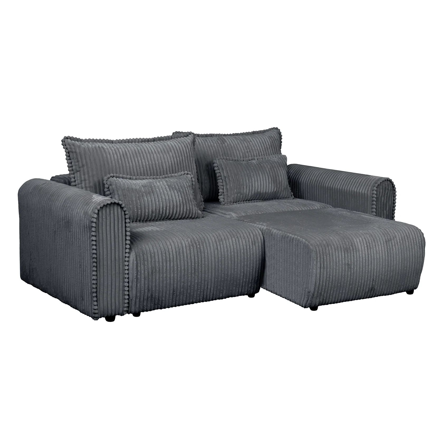 Coltar/Canapea extensibil BELLAGIO, cu arcuri si lada depozitare, colt interschimbabil, 250x125/165x95 cm [5]