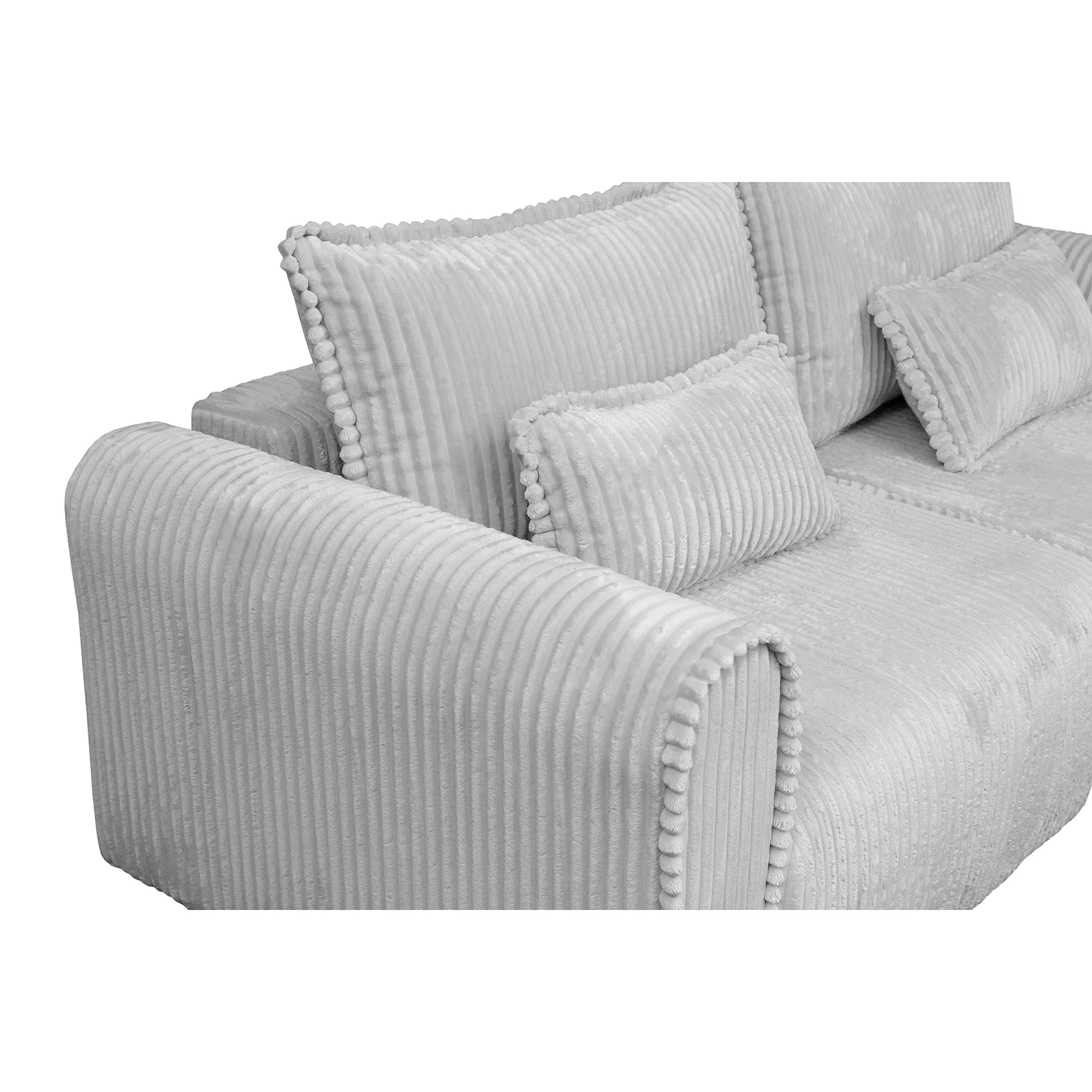 Coltar/Canapea extensibil BELLAGIO, cu arcuri si lada depozitare, colt interschimbabil, 250x125/165x95 cm [7]