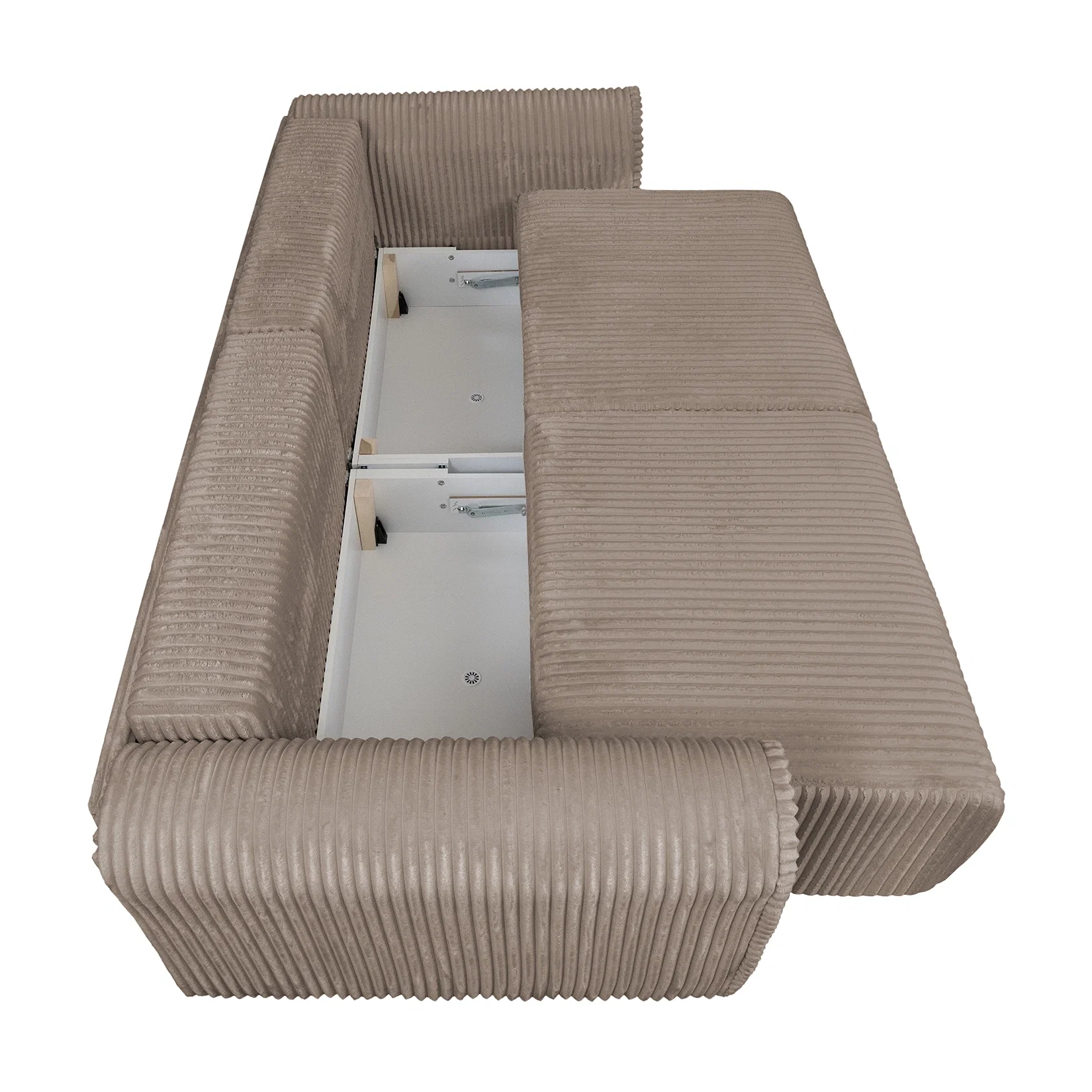 Coltar/Canapea extensibil BELLAGIO, cu arcuri si lada depozitare, colt interschimbabil, 250x125/165x95 cm [6]