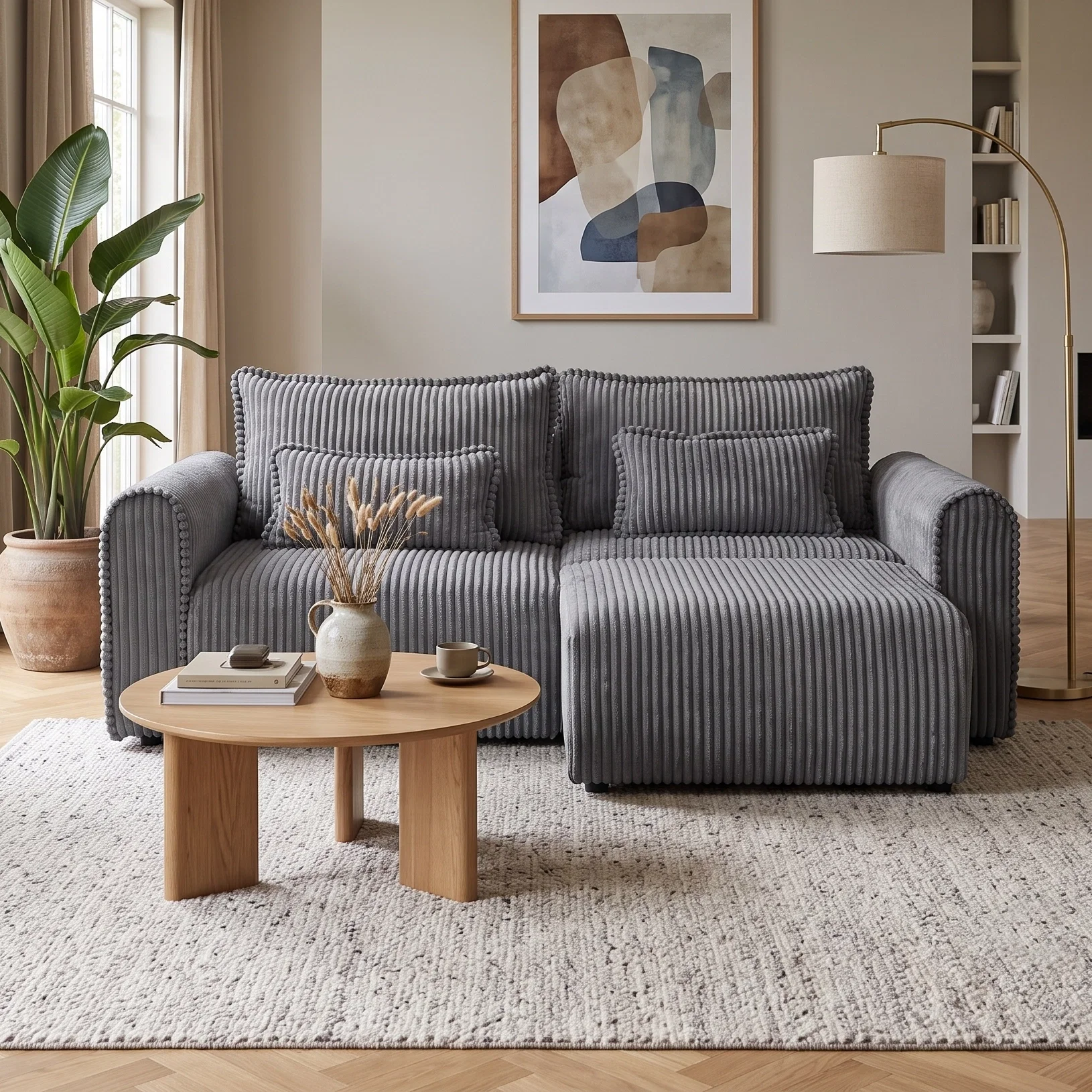Coltar/Canapea extensibil BELLAGIO, cu arcuri si lada depozitare, colt interschimbabil, 250x125/165x95 cm [1]