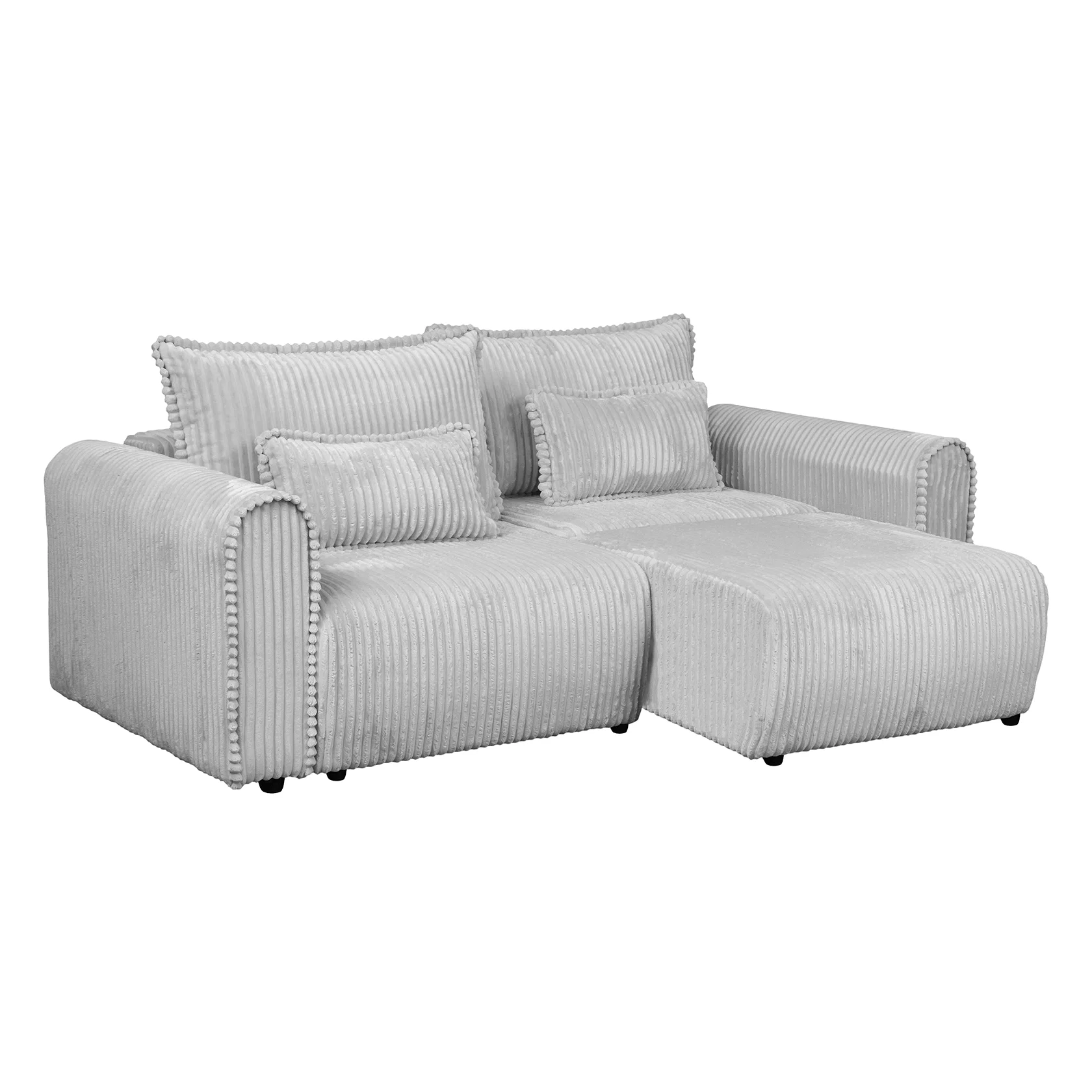 Coltar/Canapea extensibil BELLAGIO, cu arcuri si lada depozitare, colt interschimbabil, 250x125/165x95 cm [5]