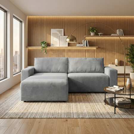 Coltar DALLAS ONE extensibil, cu lada depozitare, colt interschimbabil, 258x173x90 cm [5]