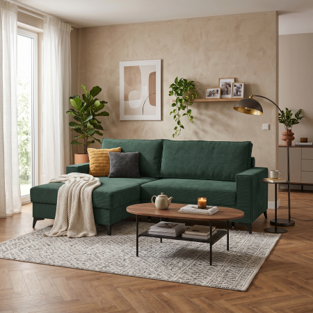 Coltar extensibil FREDERIC, cu arcuri si lada depozitare, colt dreapta sau stanga, 235x160x95 cm [7]