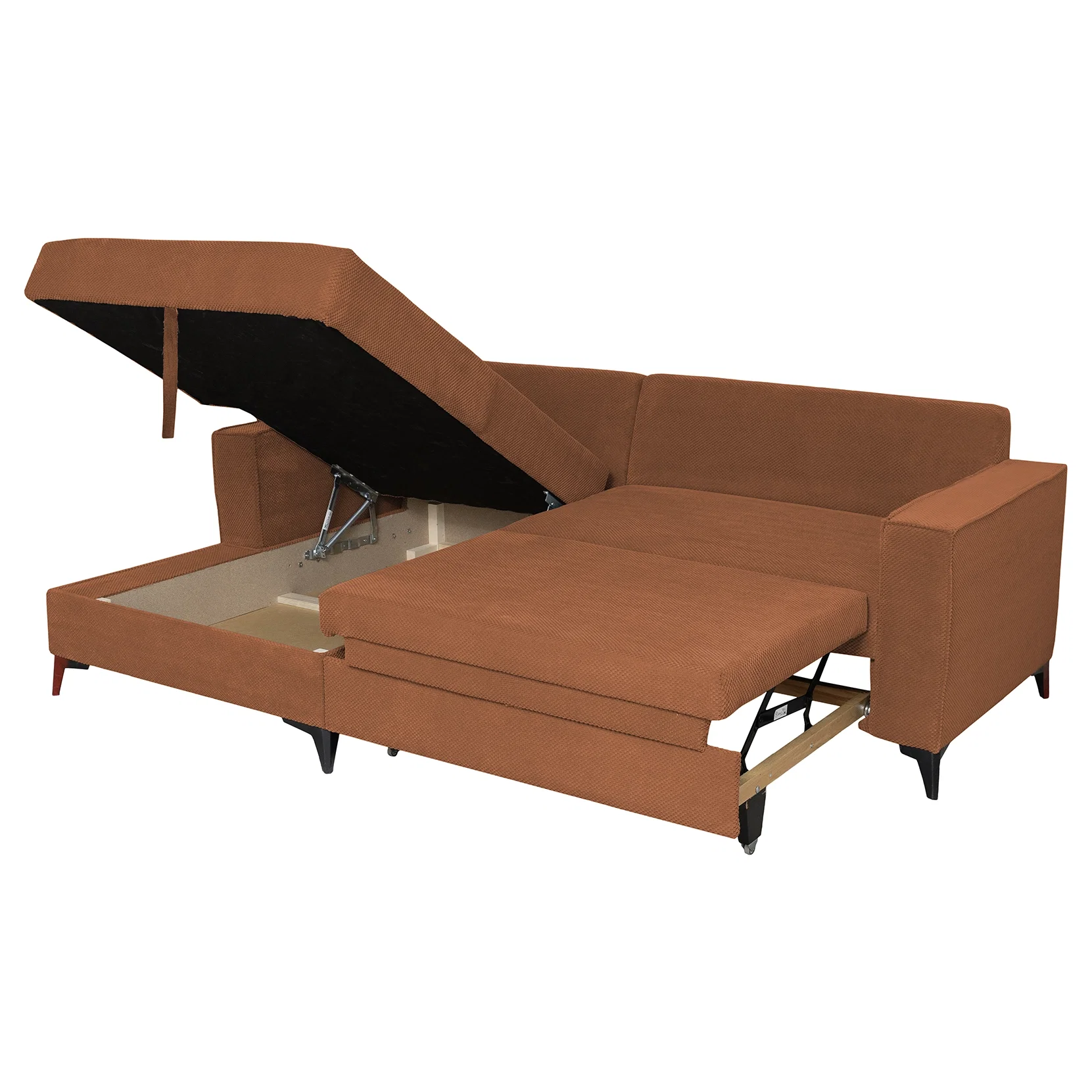 Coltar extensibil FREDERIC, cu arcuri si lada depozitare, colt dreapta sau stanga, 235x160x95 cm [4]