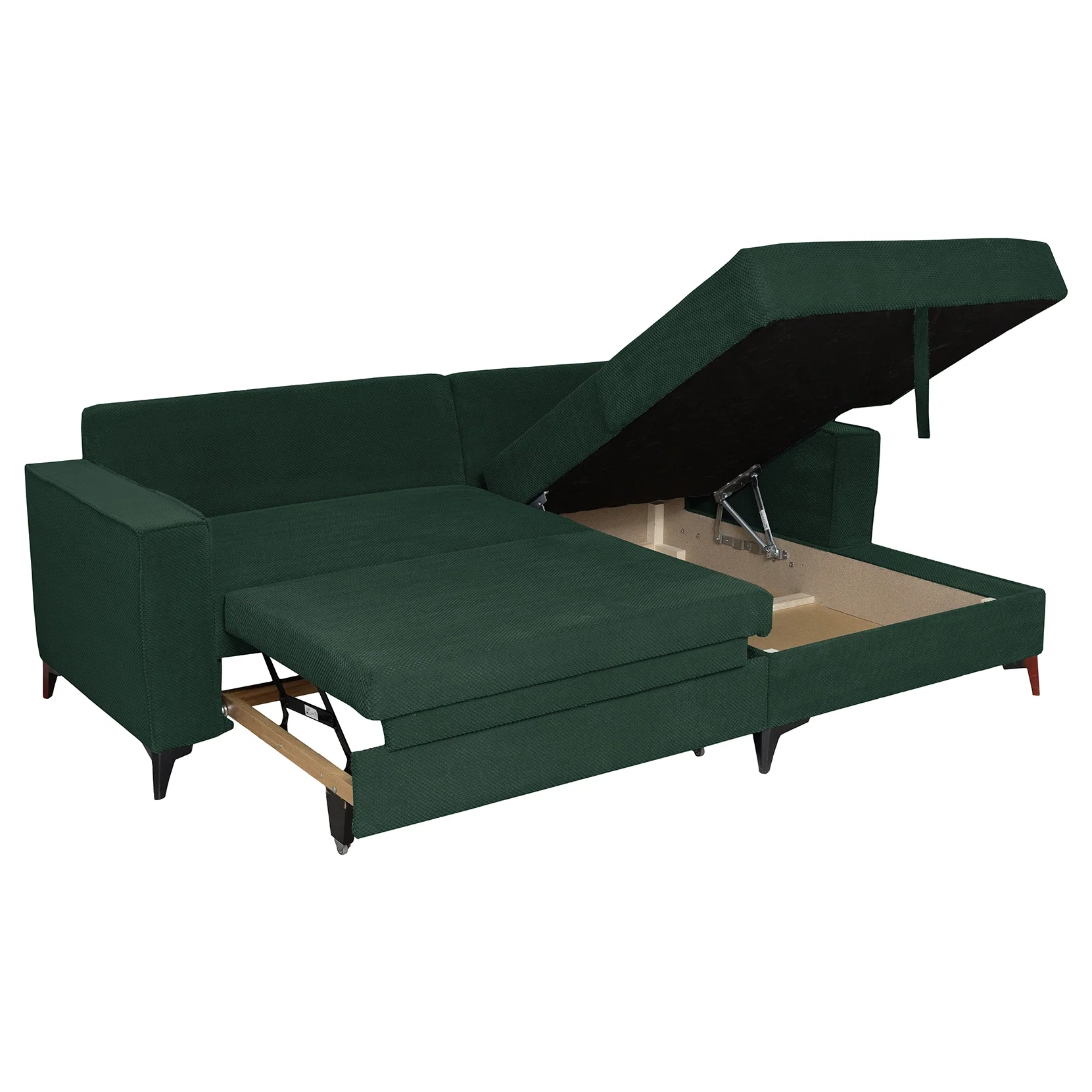 Coltar extensibil FREDERIC, cu arcuri si lada depozitare, colt dreapta sau stanga, 235x160x95 cm [5]
