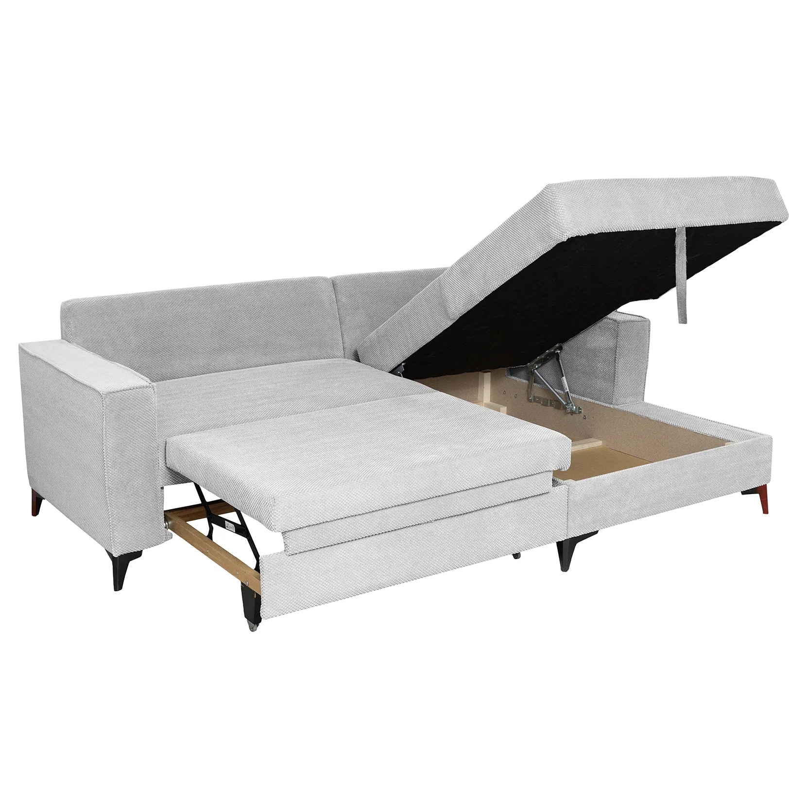 Coltar extensibil FREDERIC, cu arcuri si lada depozitare, colt dreapta sau stanga, 235x160x95 cm [5]