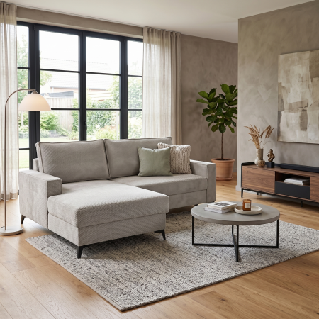 Coltar extensibil FREDERIC, cu arcuri si lada depozitare, colt dreapta sau stanga, 235x160x95 cm [1]