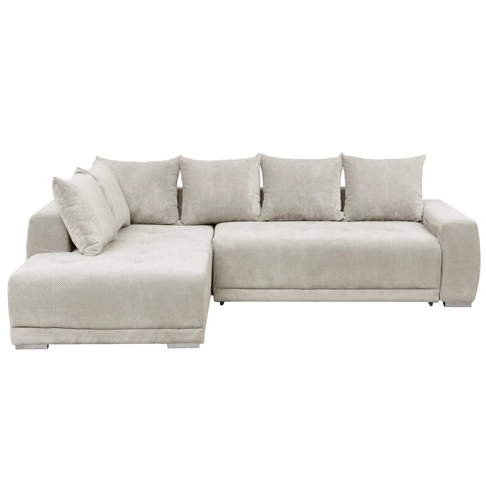 Coltare Moderne - Coltar extensibil MARIBO LC, cu arcuri si lada depozitare, colt stanga sau dreapta, 282x205x92 cm