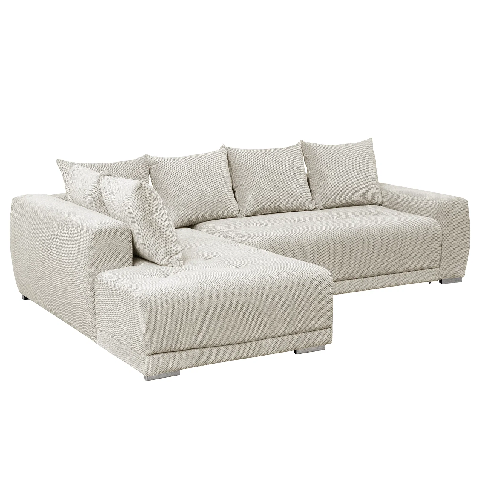Coltare Moderne - Coltar extensibil MARIBO LC, cu arcuri si lada depozitare, colt stanga sau dreapta, 282x205x92 cm