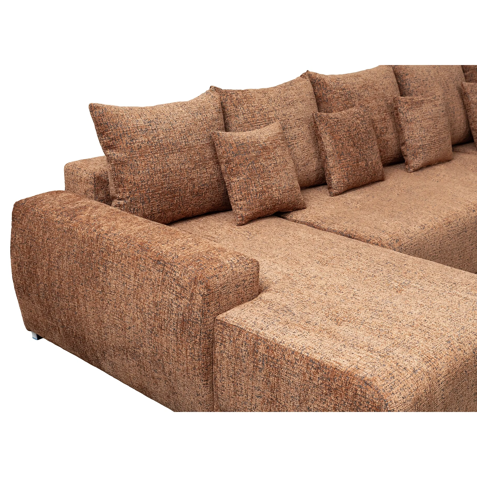Coltar extensibil MARIBO U, cu arcuri si lada depozitare, colt stanga sau dreapta, 350x203x90 cm [7]