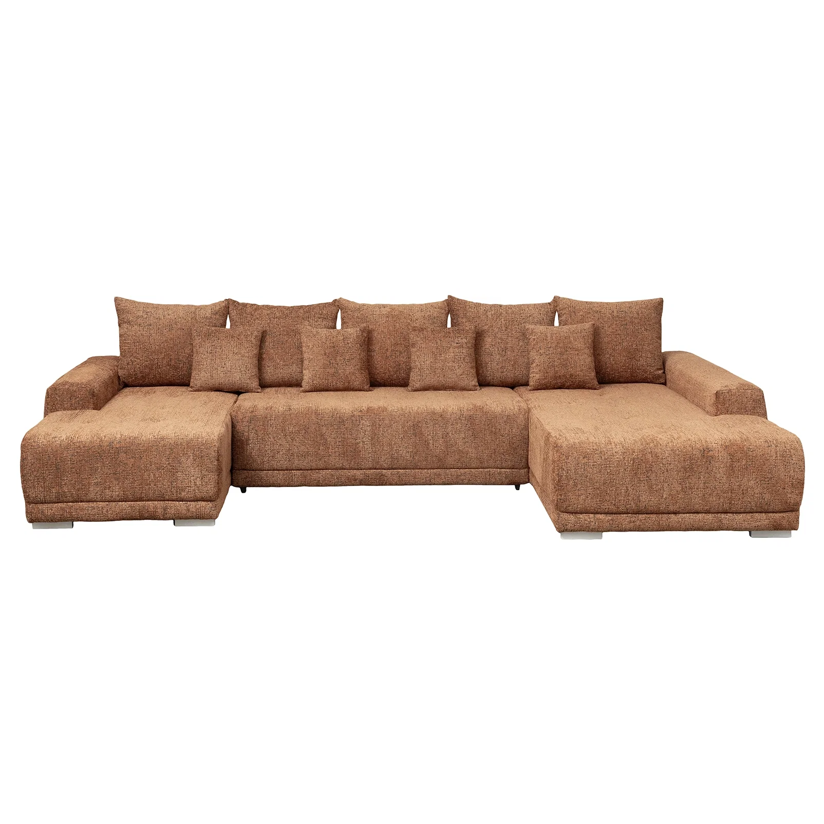 Coltar extensibil MARIBO U, cu arcuri si lada depozitare, colt stanga sau dreapta, 350x203x90 cm [0]