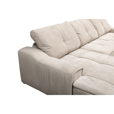 Coltar extensibil OSLO 3S1, cu arcuri si lada depozitare, colt stanga, bej, 360x190x100 cm [5]