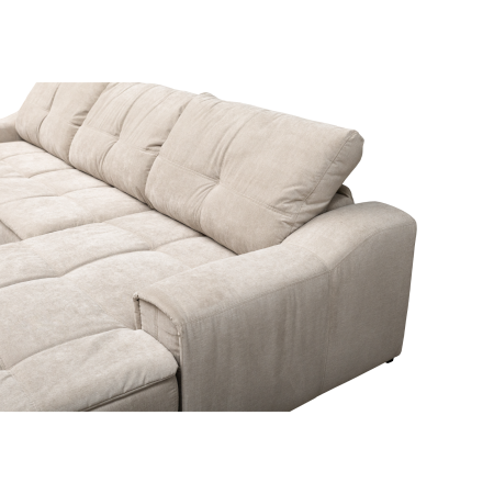 Coltar extensibil OSLO 3S1, cu arcuri si lada depozitare, colt stanga, bej, 360x190x100 cm [5]