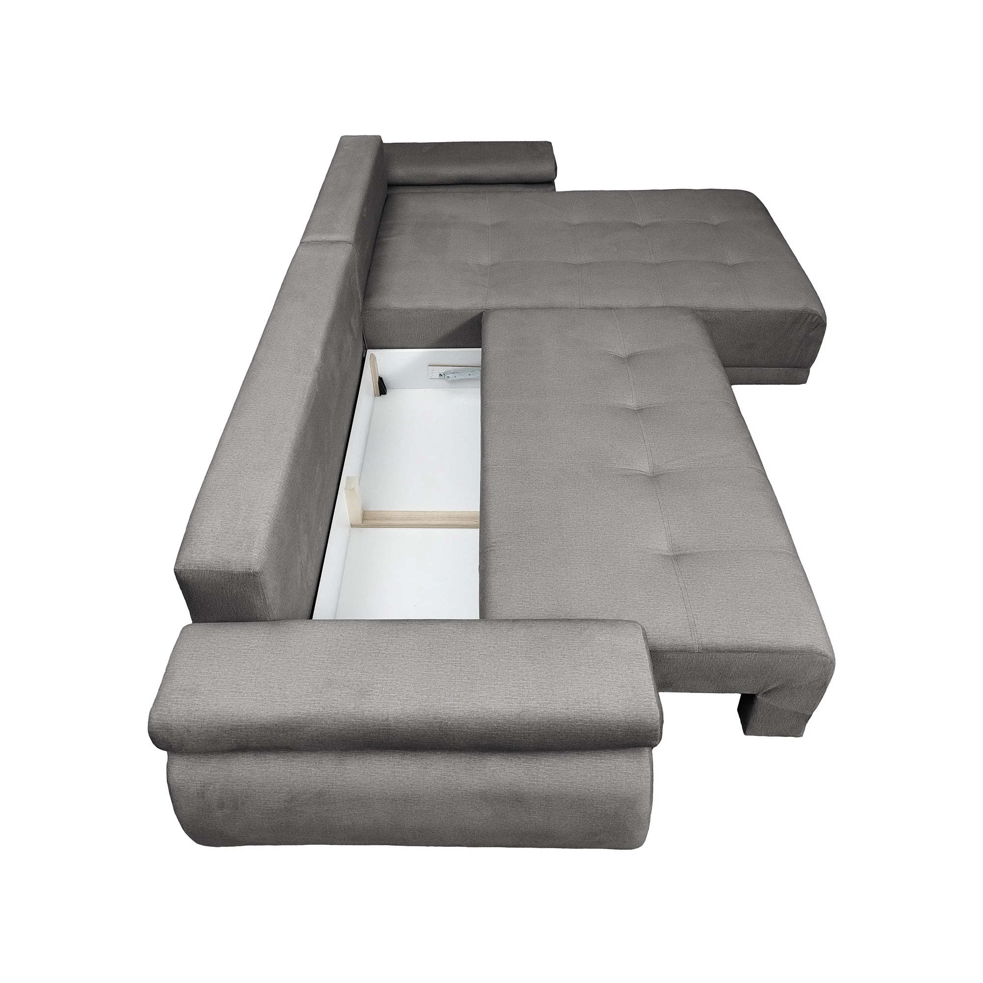 Coltar extensibil SAINT TROPEZ, cu arcuri si lada depozitare, colt interschimbabil, 315x204x85 cm [4]