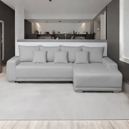 Coltar MARIBO L BUCLE extensibil, cu arcuri si lada depozitare, colt dreapta sau colt stanga, 282x205x92 cm [1]