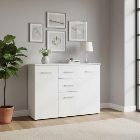 Comoda ALMA, 2 usi, 3 sertare, 105x40x82 cm - ExpoMob [3]