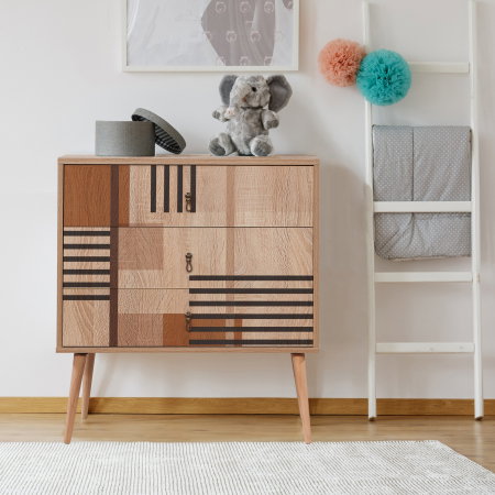 Comode - Comoda CITY TRIO, 80x40x89 cm
