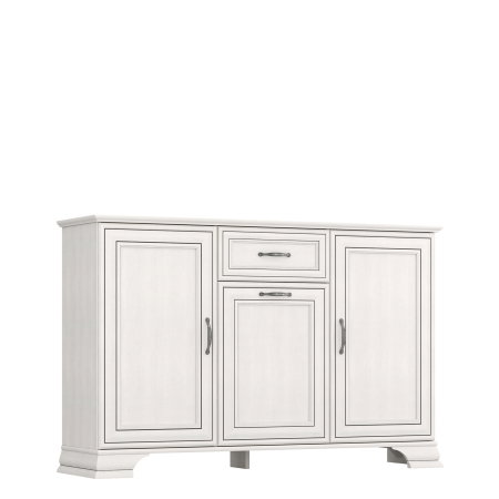 Colectia TIFFANY - Comoda cu 3 usi si 1 sertar TIFFANY II, crem fineline, 139x37x90,1 cm