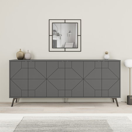Mobilier Dormitor - Comoda DUNE, 183,8x35x77,4 cm