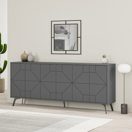 Mobilier Dormitor - Comoda DUNE, 183,8x35x77,4 cm