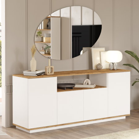 Mobilier Dormitor - Comoda FR15-AW, 180x44,5x75 cm