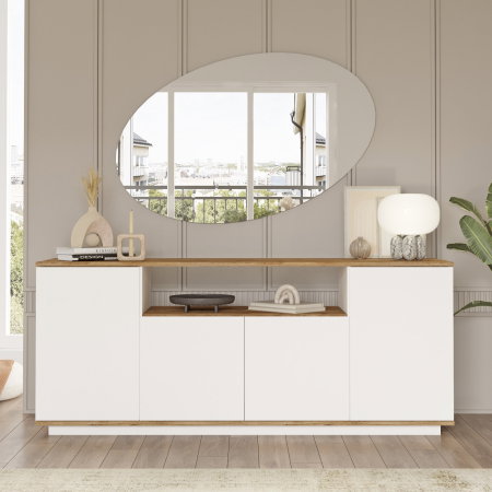 Mobilier Dormitor - Comoda FR15-AW, 180x44,5x75 cm