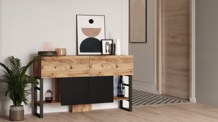 Mobilier Dormitor - Comoda ML25-A, 138,8x43,3x83,6 cm