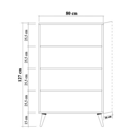Comoda MULTIBOX, 80x36x127 cm [8]